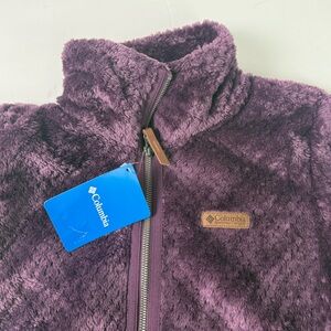 Columbia Fire Side 2 II Full Zip Furry Fleece Jacket Coat NWT Sherpa New